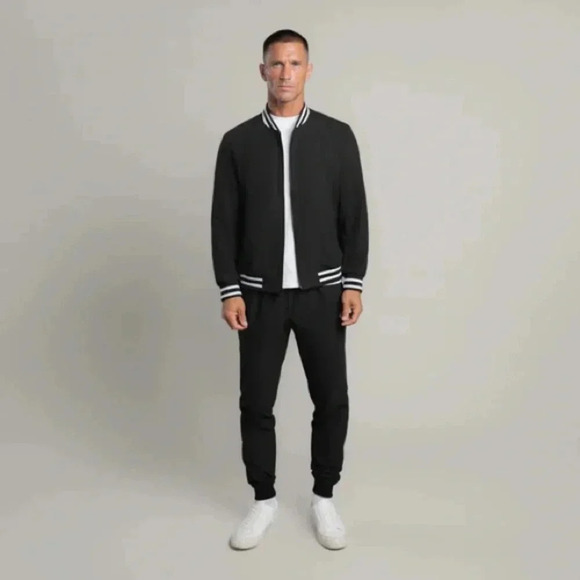 Bleecker & Broad Men’s Vastary Rib Bomber - Picture 1 of 6